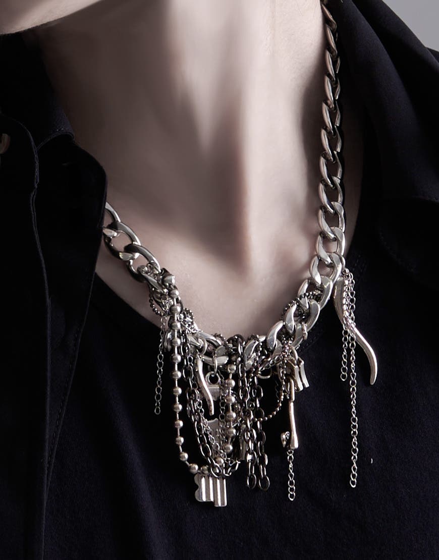 幾何学的デザイン ネックレス デザインネックレス – dee doo dah