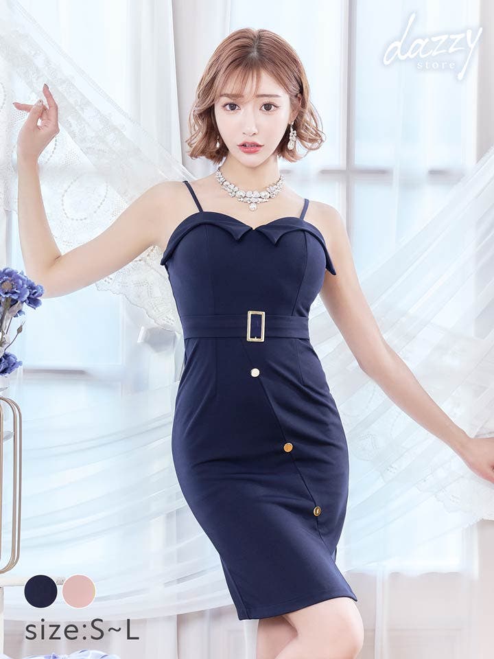 キャバ ドレス キャミ[品番：DY000020883]｜Dazzy（デイジー）の