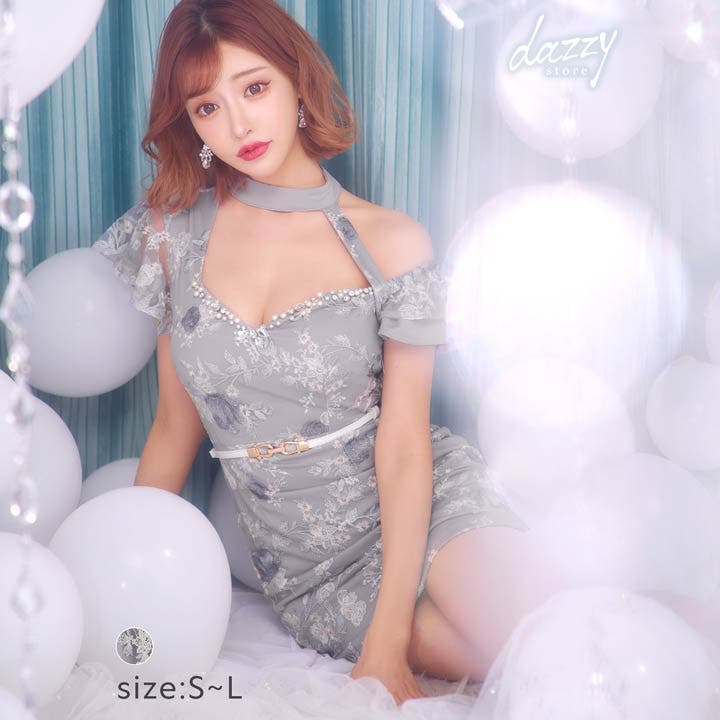 明日花キララ着用 キャバ ドレス[品番：DY000021625]｜Dazzy（デイジー