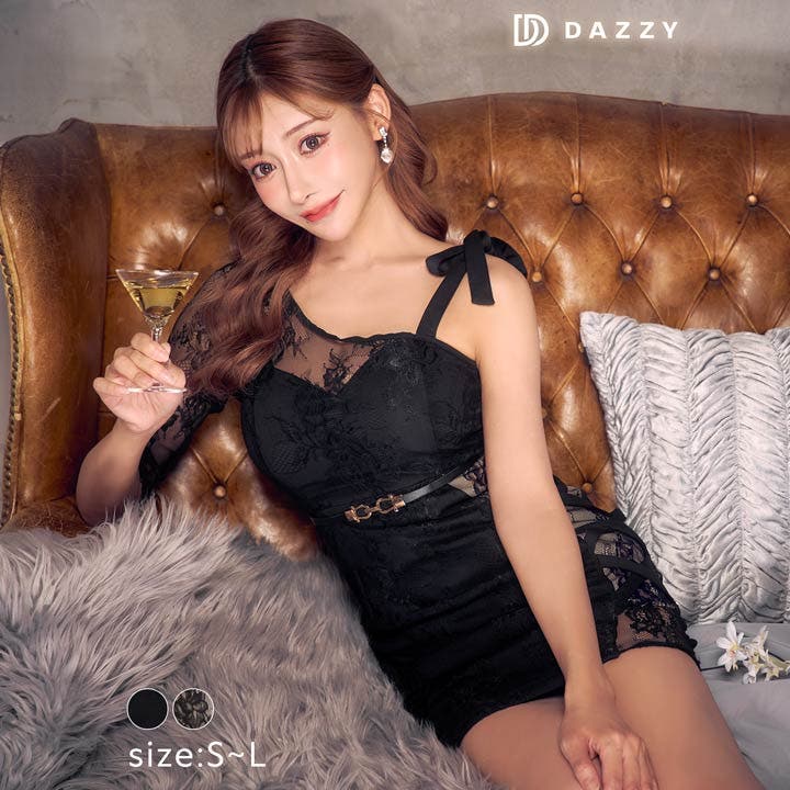 明日花キララ着用】ROBEdeFLEURS オフショル キャバドレス 袖