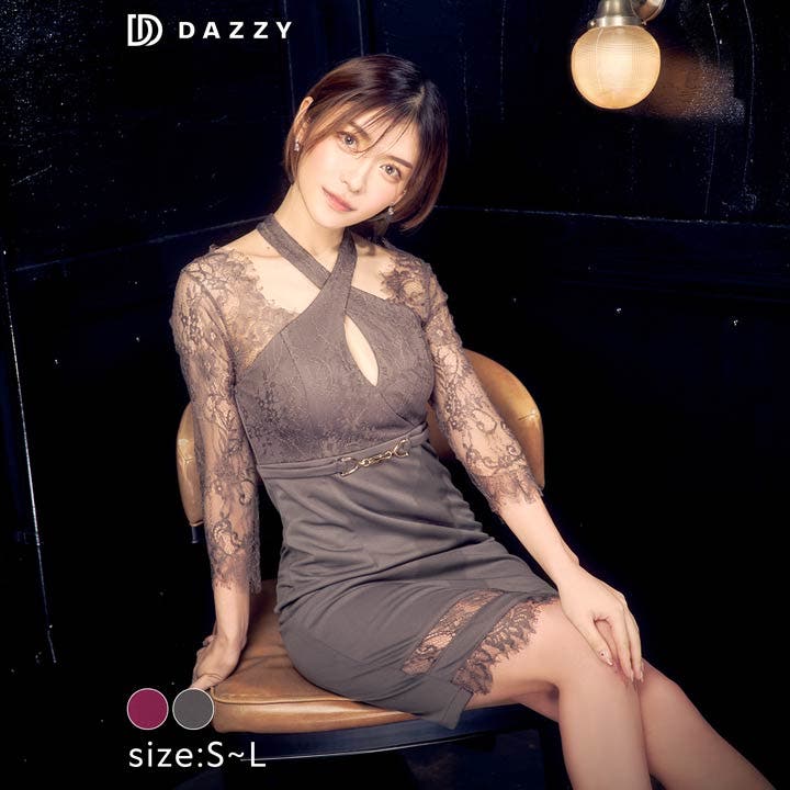 【韓国発】クロスネックロングキャバドレス am7c074-1.jpg