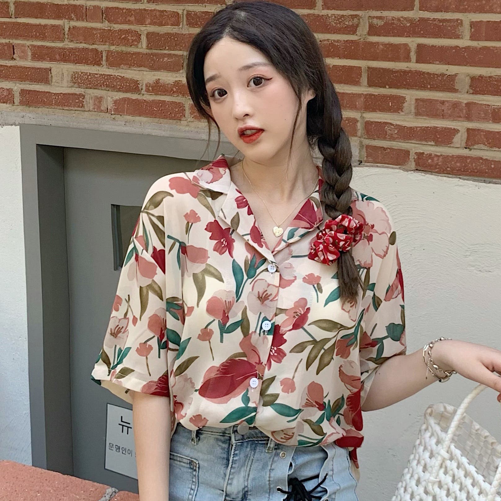 BEATINGHEART 花柄シャツ 1サイズ BEATINGHEART 花柄シャツ 1サイズ - メルカリ