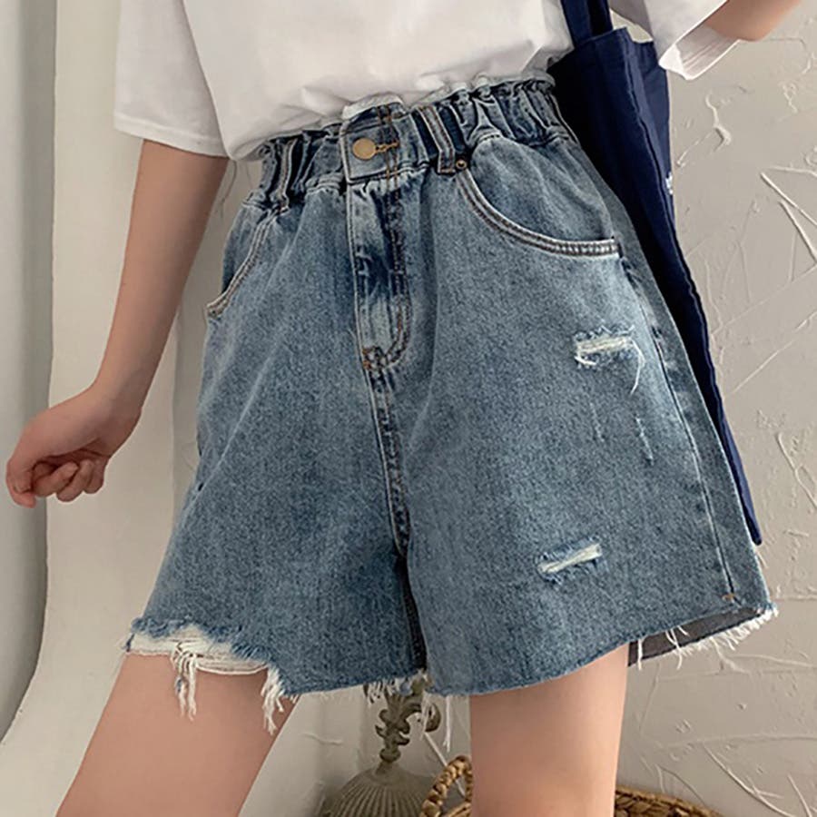 d.i.a新品ダメージショーパン d.i.aダメージ加工ショートパンツ ダメージ加工ショートパンツ