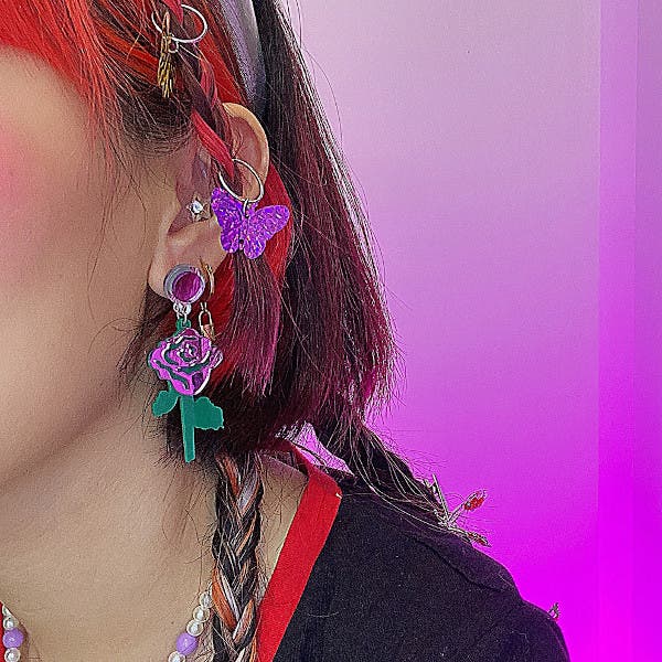 CHANEL シャネル フラワーモチーフ ココマーク 05P ピアス