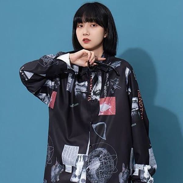 エスティークローゼットフラブシャス　シャツ　総柄　★リバティのお好きな方へ★ lll289-1.jpg
