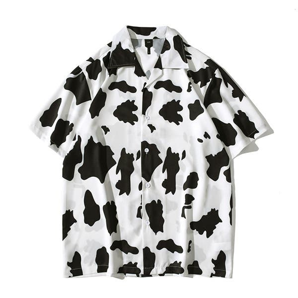 柄シャツ 牛柄 カウ柄[品番：DCTW0004714]｜Decorative （デコラティブ 