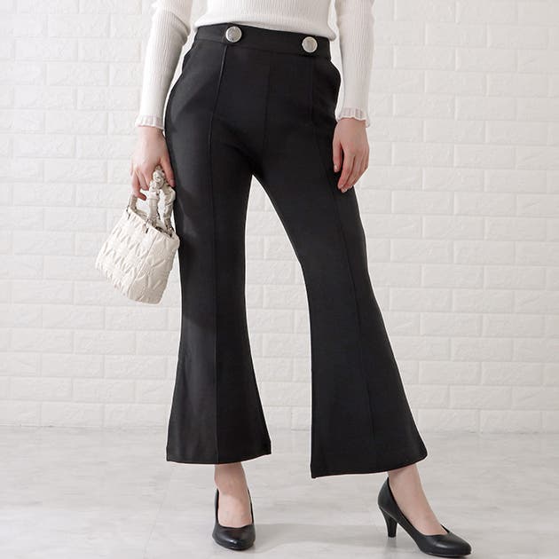 Leggings Depot レディース 荒れ狂う フレア カジュアル ワーク