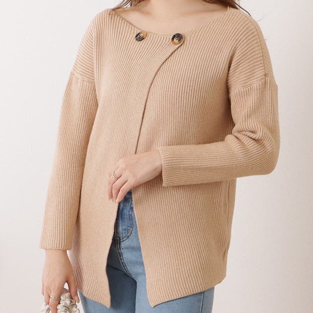 【LUYUANROSE】カシミヤ 変形 ボレロ ニット長袖カーディガン ポンチョ風変形ボレロニットカーディガン 女性 レディース[品番