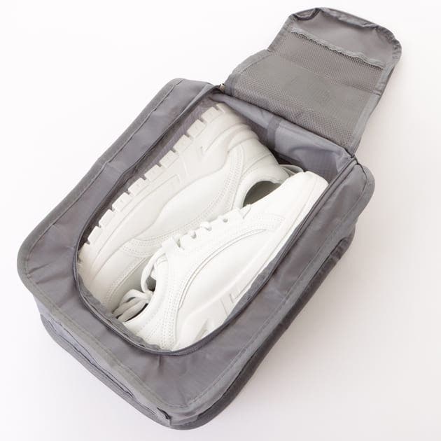 スクエア型折りたたみ防水シューズバッグ[品番：LCLW0004860]｜レース