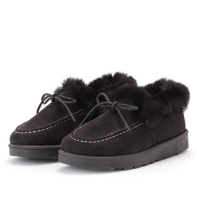 ファー付き厚底あったかモカシン[品番：LCLW0004910]｜レース