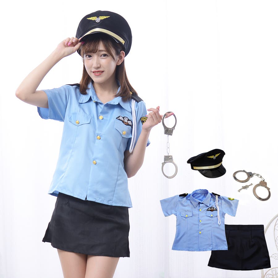 交通指導員　制服　夏服　コスプレ　シャツ　制帽　ベスト　警察　グッズ 4police-dh-1.jpg