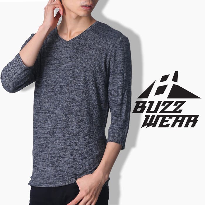 tシャツ メンズ 7分袖[品番：NM000017466]｜DISC24market