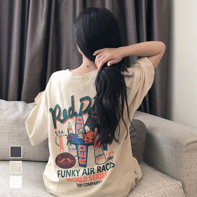 TODAYFUL バックプリントルーズTシャツ TODAYFUL - todayful バックプリント ルーズTシャツ ブラックの通販 by