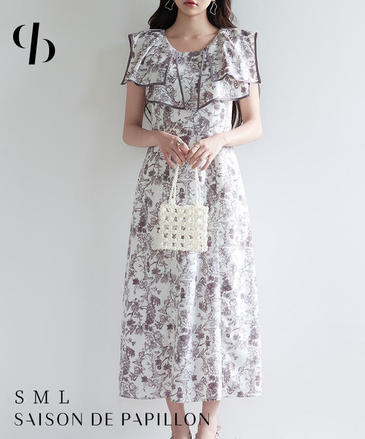 花柄★リネン★ラッフル★ワンピース★ ERDEM 花柄☆リネン☆ラッフル☆ワンピース☆ ERDEM