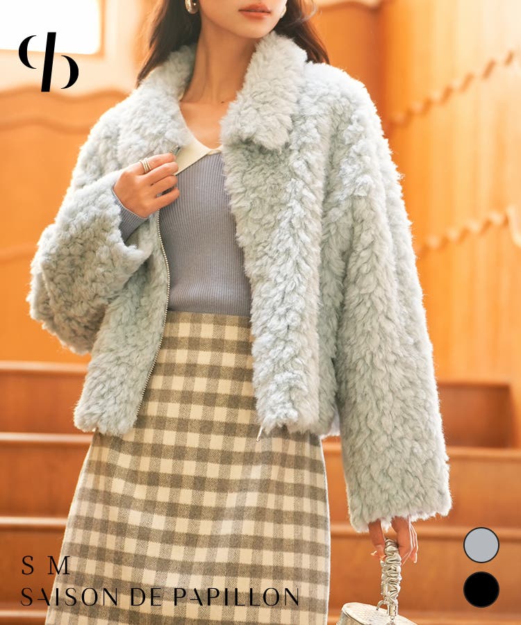 ヨーコチャン　ビジュー　ショートコート ヨーコチャン ビジュー ショートコート ヨーコチャン】ビジュー