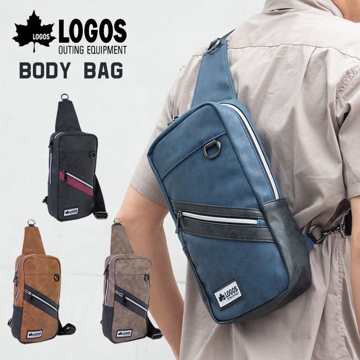 送料関税込み☆  JEANS ロゴ 2way ボディバッグ ボディバッグ ショルダーバッグ メンズ バッグ 軽量 大容量 2way