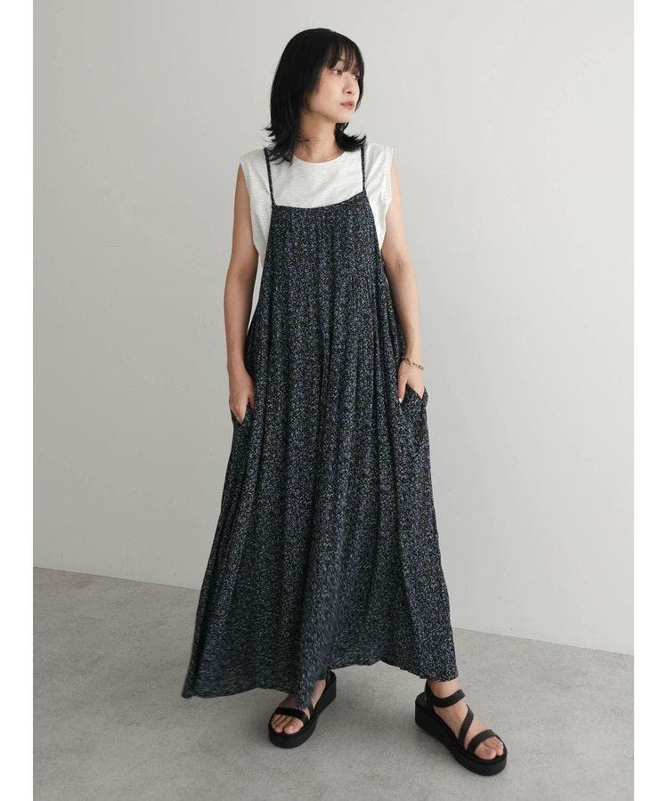 完売品【楊柳クレープ／ストレッチ】ロンハーマン／ワイドシルエット•オールインワン 1006A24I0038_l_a001.jpg