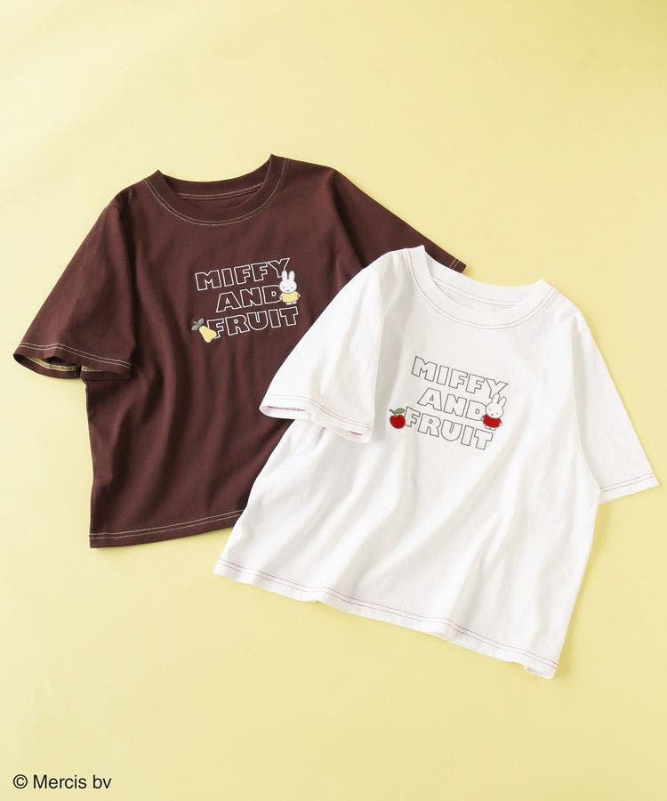 miffy/フロントロゴ刺しゅうTシャツ[品番：GRPW0049008]｜Green