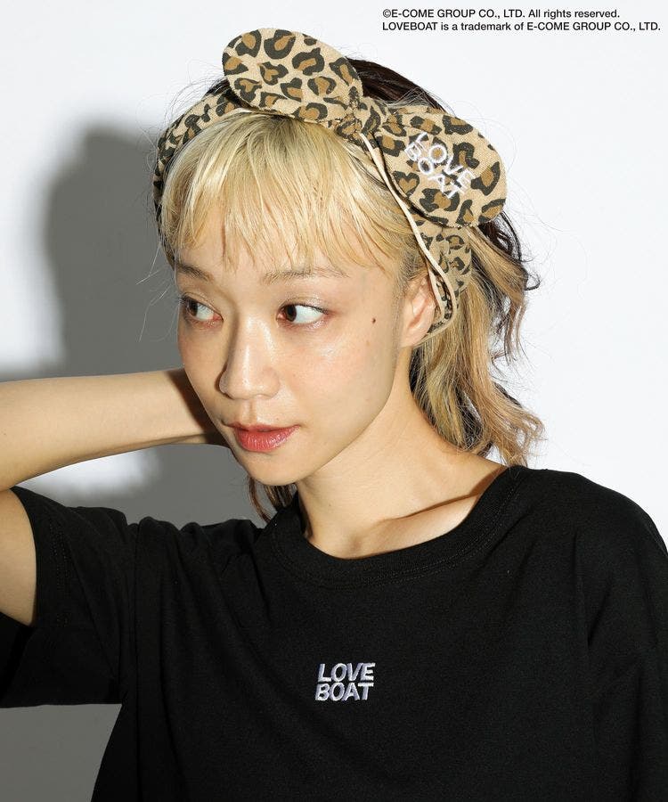 □LOVEBOAT レオパードヘアバンド[品番：GRPW0049587]｜Green Parks