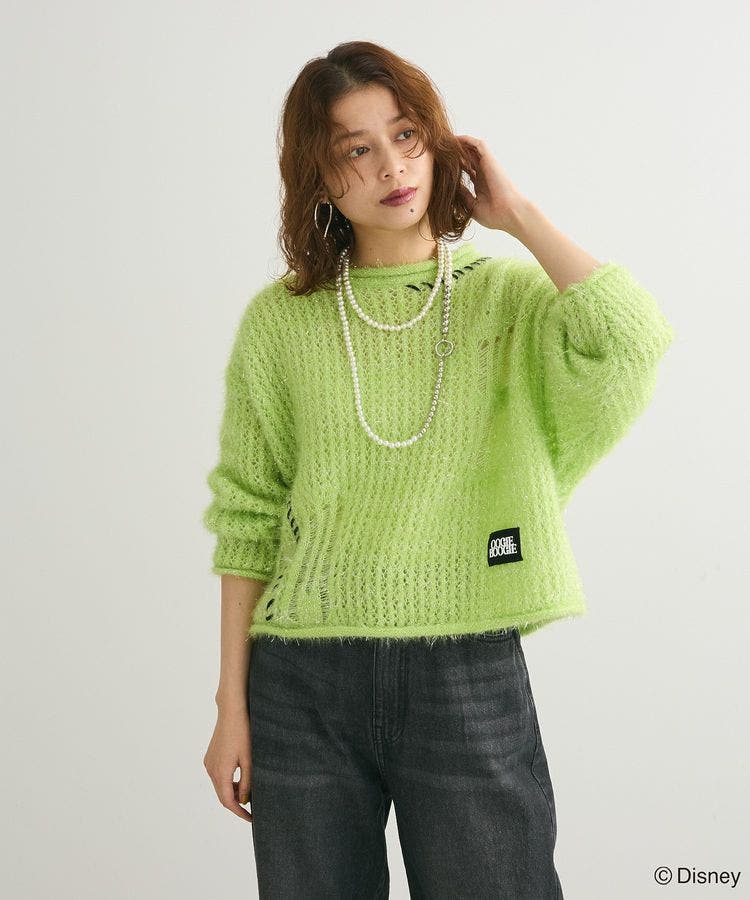 ナイトメア/ラメメッシュニットプルオーバー[品番：GRPW0046147