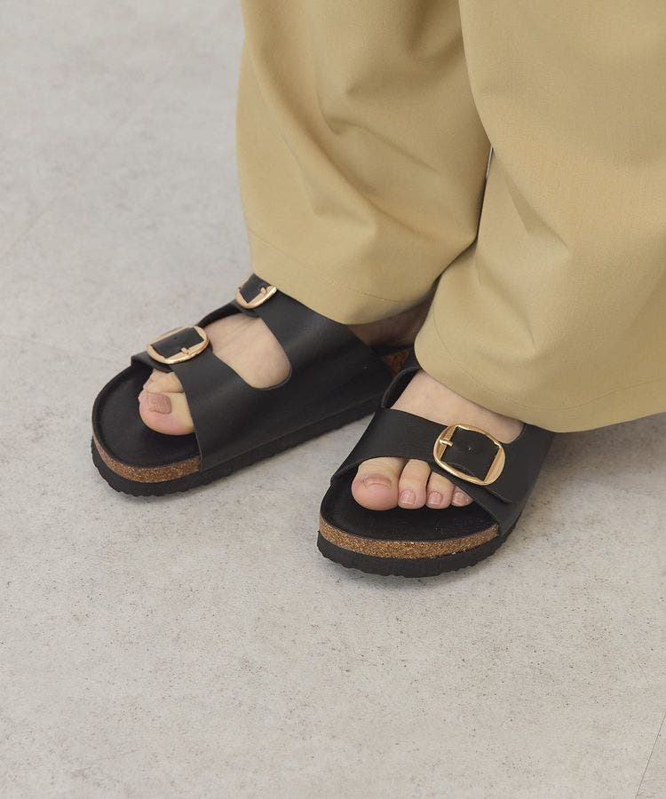 フットベットダブルベルトサンダル[品番：EHEW0052524]｜AMERICAN