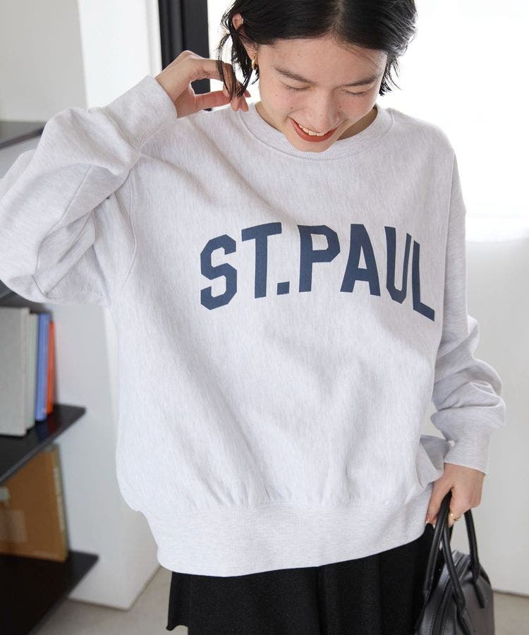 【日本限定モデル】 ST.PAULロゴスウェット[品番：EHEW0047464]｜AMERICAN HOLIC Mサイズ