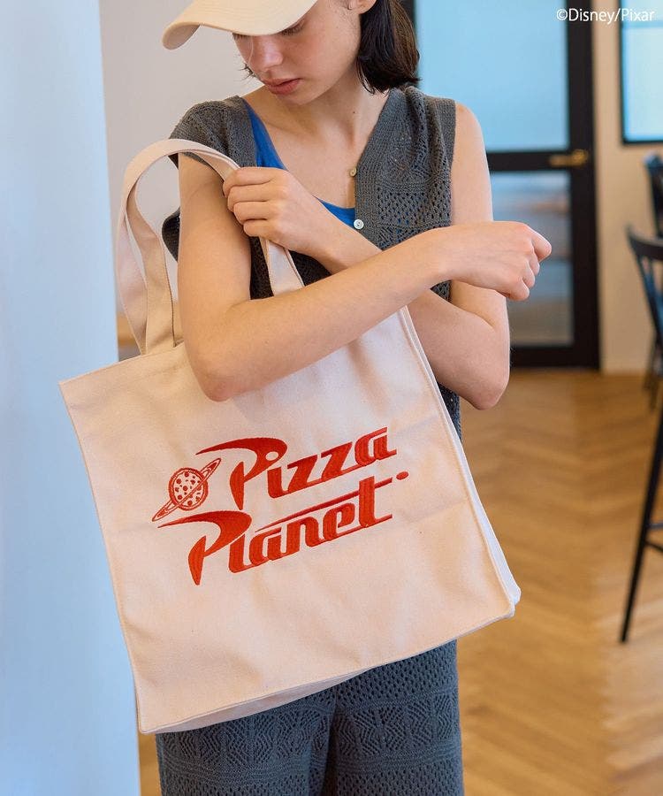 Pizza Planet キャンバストートバッグ[品番：EHEW0049882]｜AMERICAN