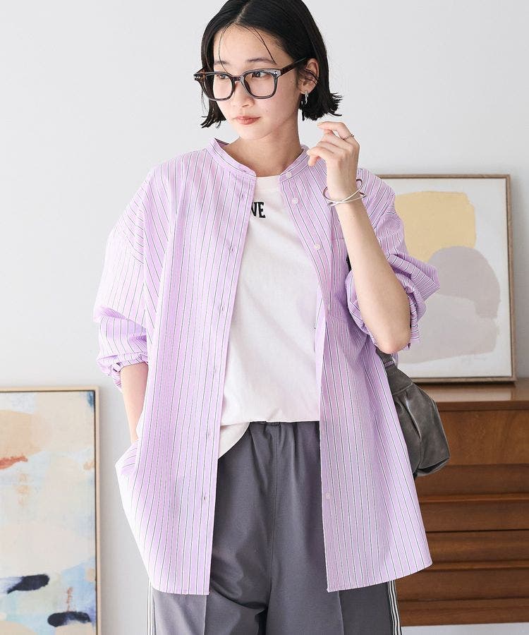 追加】バンドカラーシャツ/25SS[品番：EHEW0047373]｜CRAFT