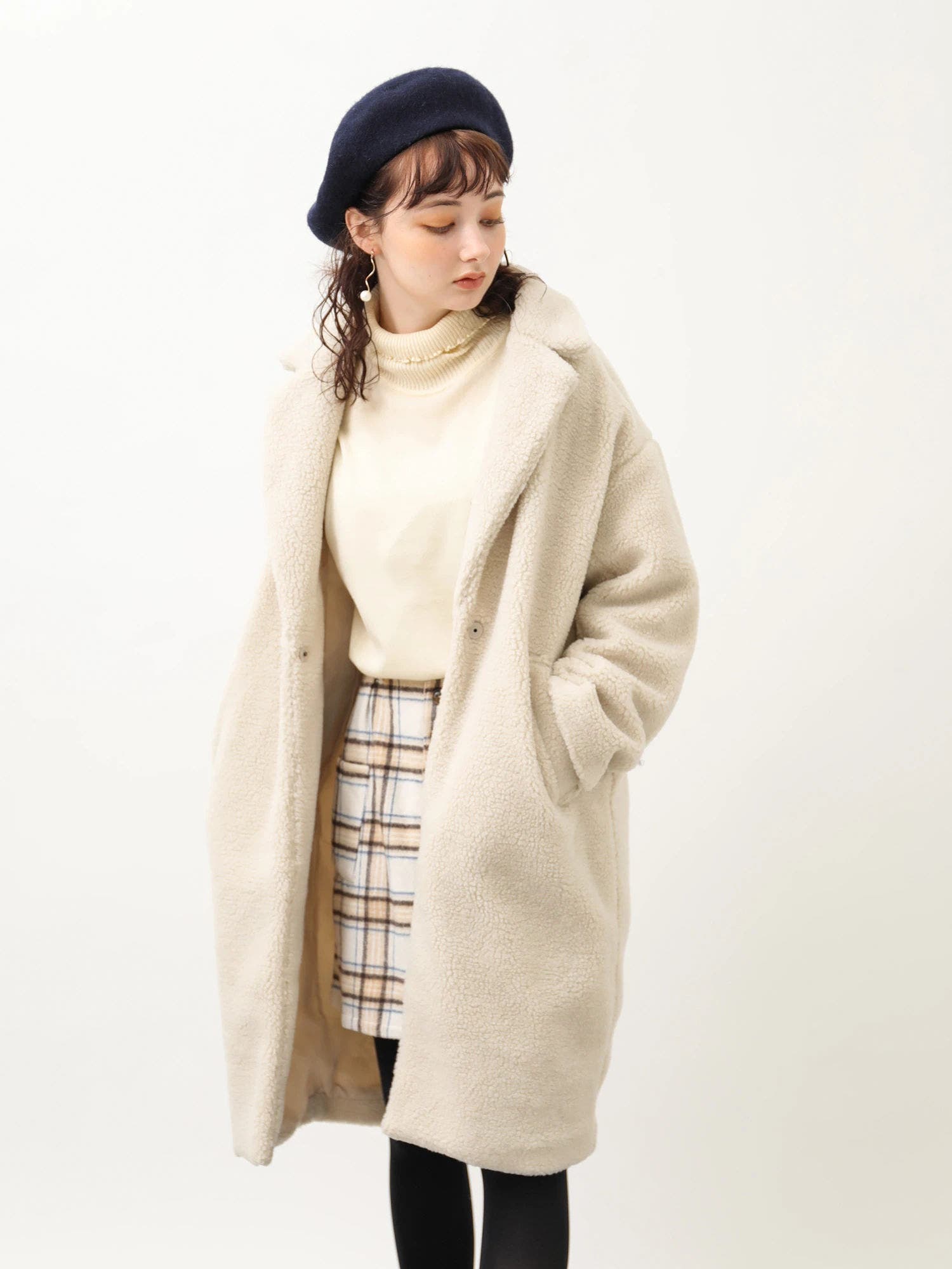 ボアチェスターコート[品番：EMEW0019879]｜earth music&ecology