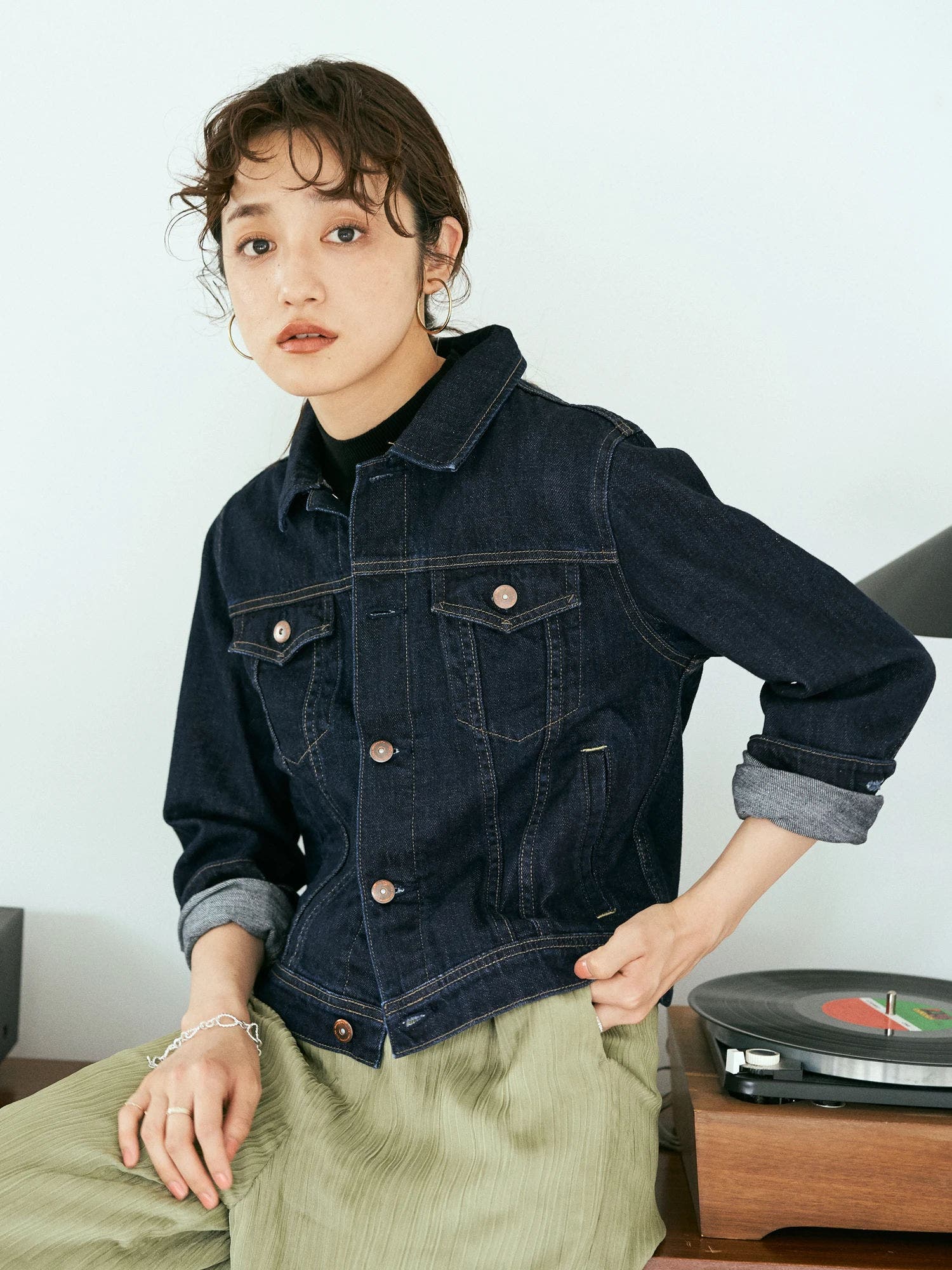 COTTON USAデニム(Gジャン)[品番：EMEW0023886]｜earth