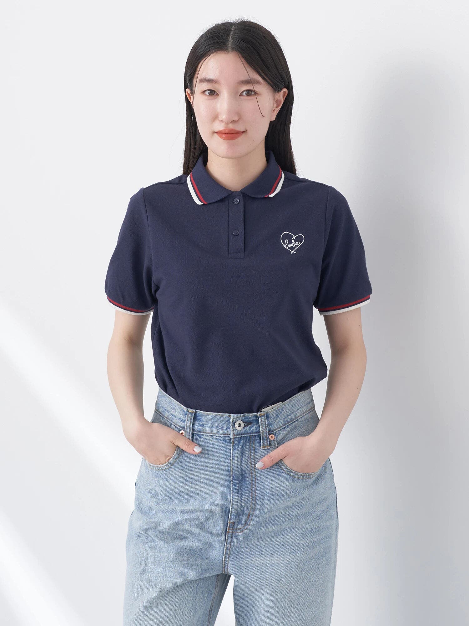 ウマ 刺繍 レディース ポロシャツ 半袖 服 グッズ 馬 うま