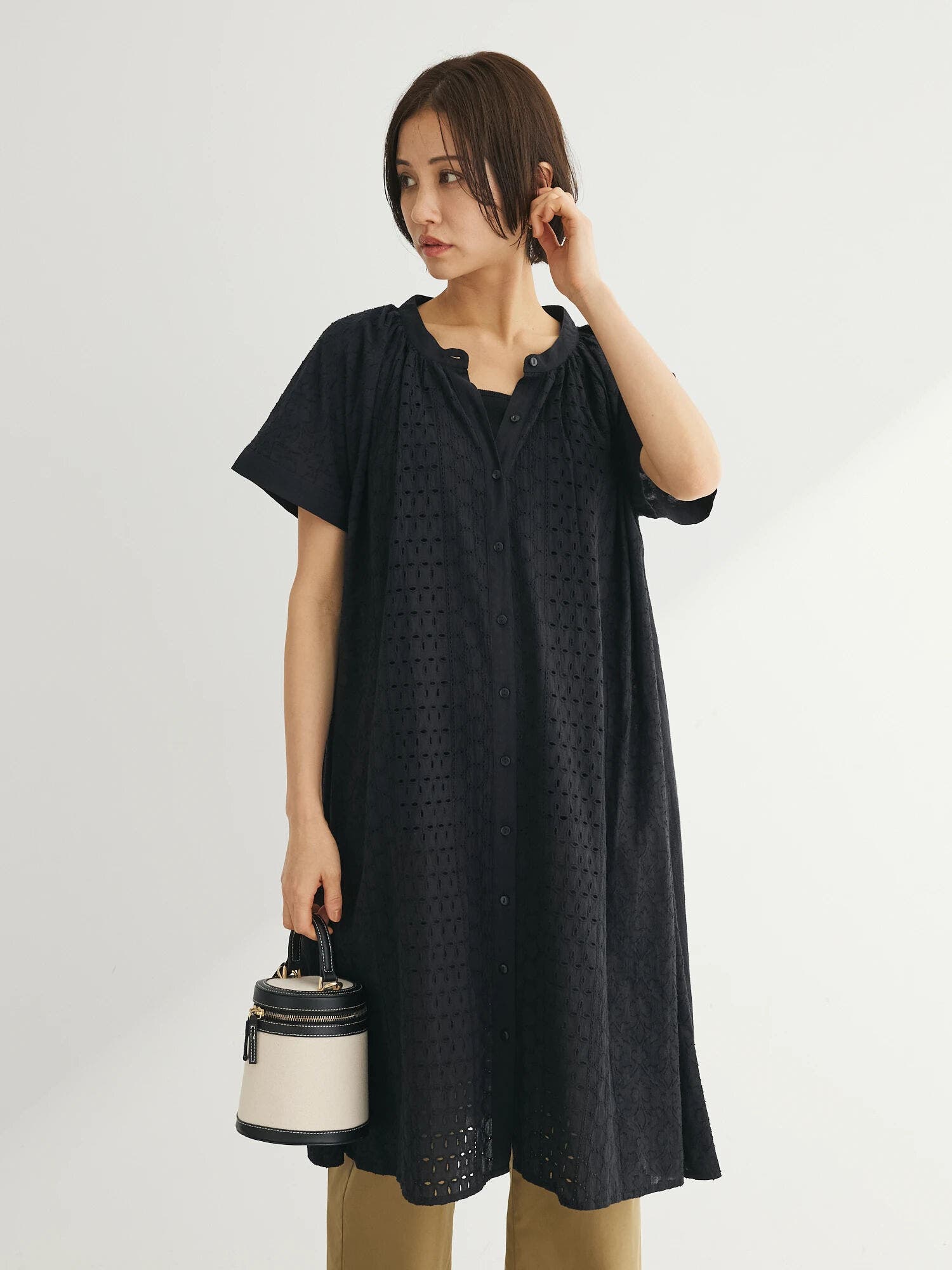 I パッチワーク刺繍チュニック[品番：GRPW0043936]｜Green Parks