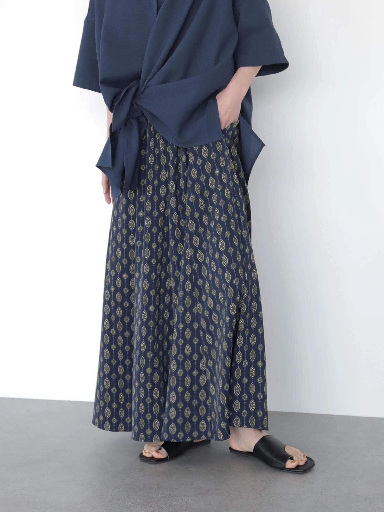 入荷中 ドロストとろみスカーチョ[品番：EHEW0027842]｜AMERICAN HOLIC スカート