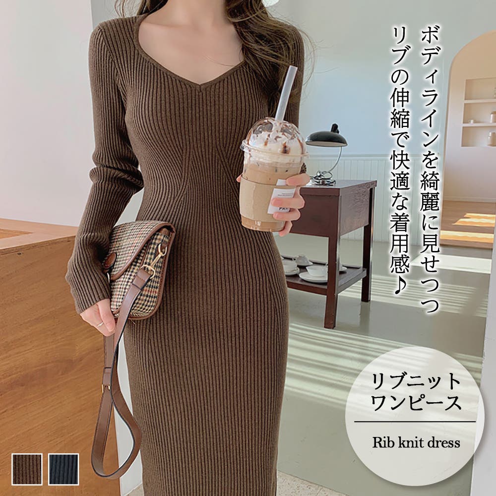 韓国ブランド　marron ワンピース パーティードレス ワンピース 韓国 オケージョンドレス