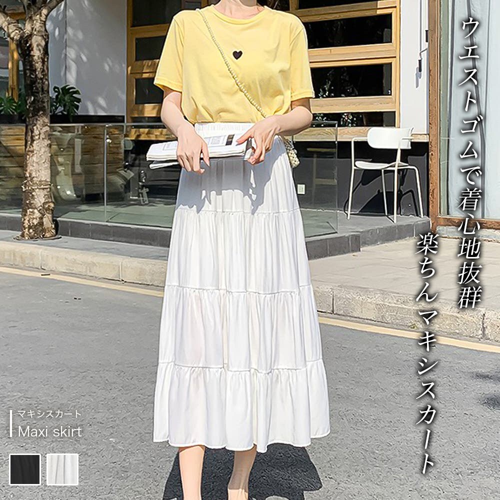 adidas 韓国限定　ティアードフレアスカート GIZ23S070-a01.jpg