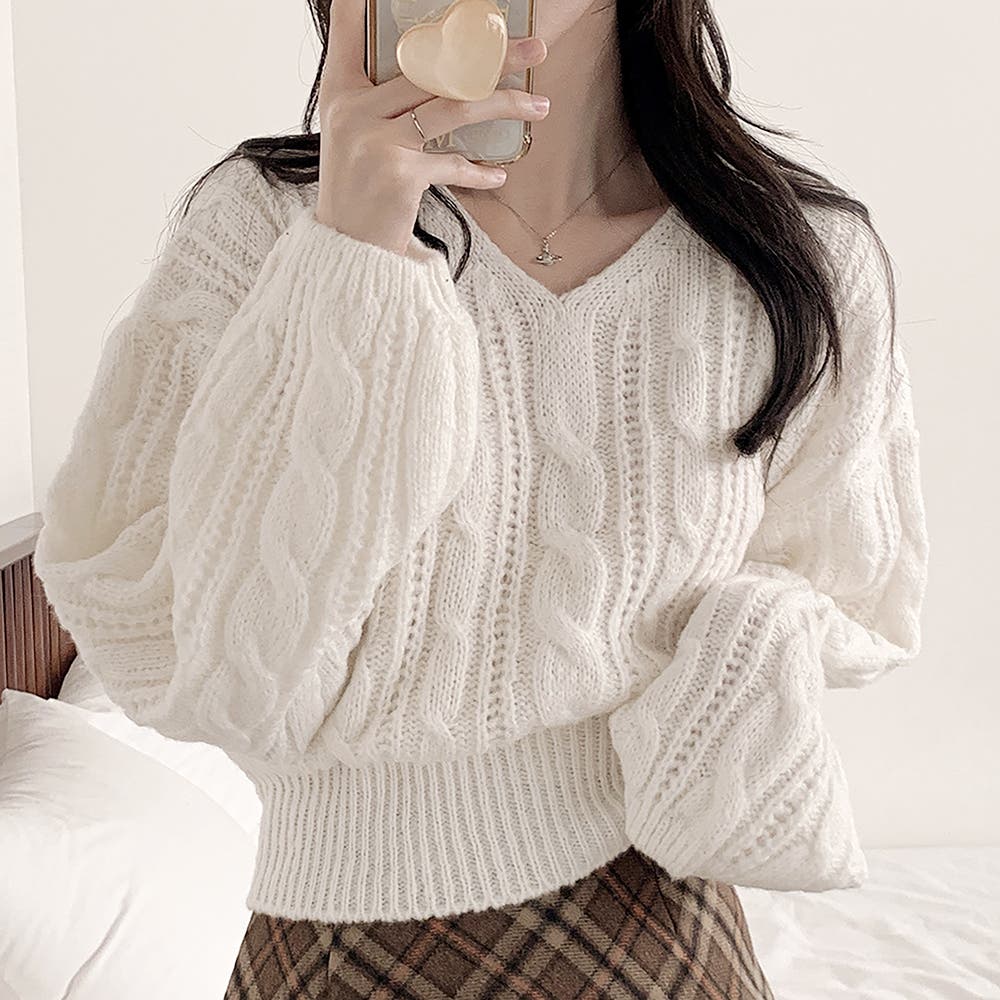 ニット・セーター【韓国ファッション】[品番：ZJ000025972]｜Girly