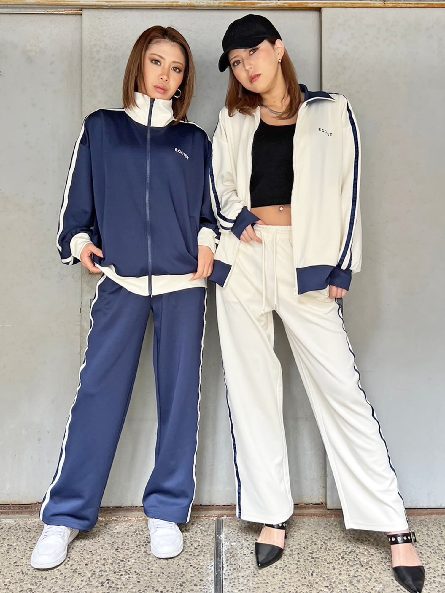 【極美品】ヒステリックグラマー　セットアップスーツ　通年ウール　ストライプ　M ヒステリックグラマー/レディースパンツセットアップ/ライト