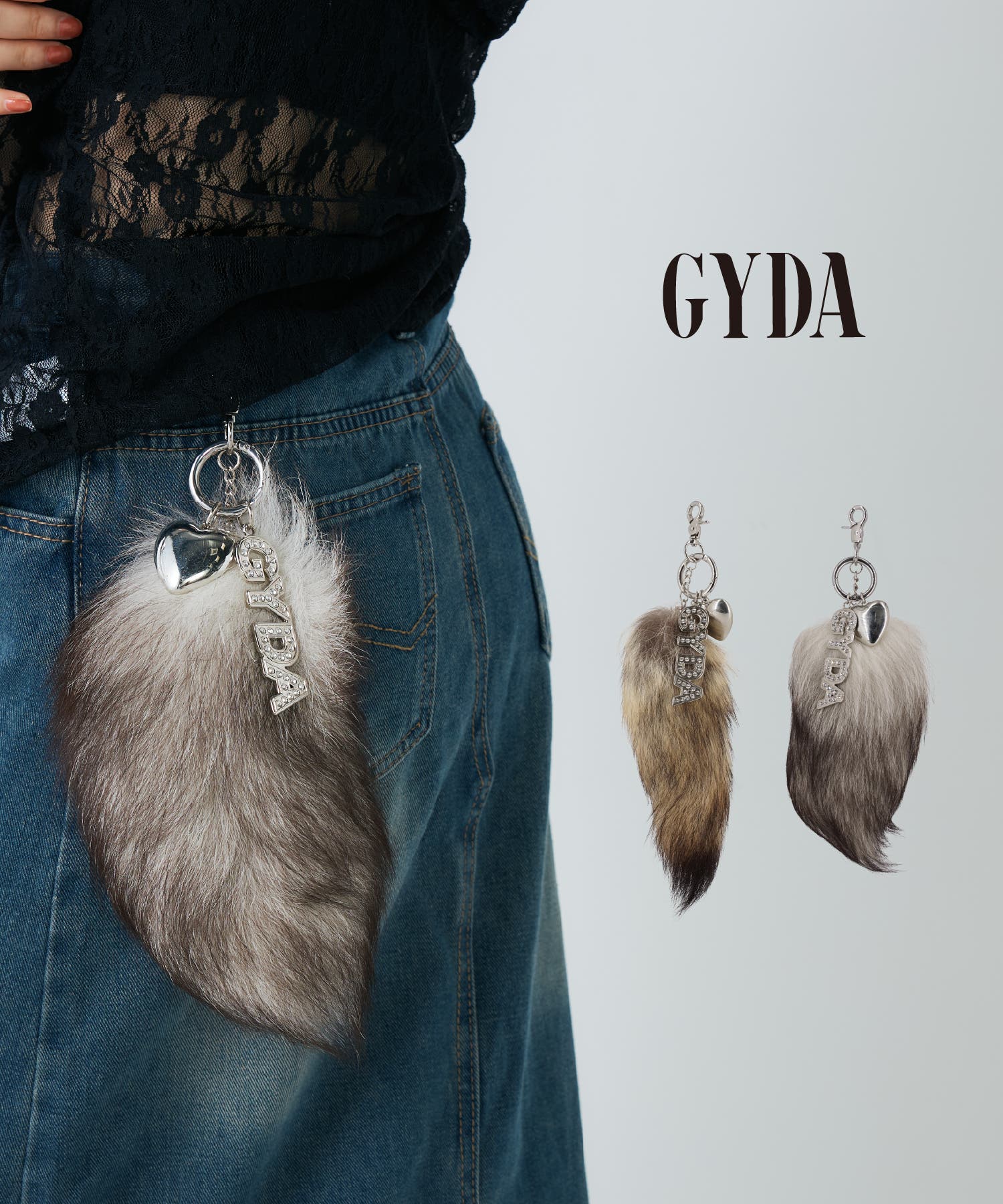 GYDA(ジェイダ)ファーチャーム ファーしっぽ GY-A391[品番