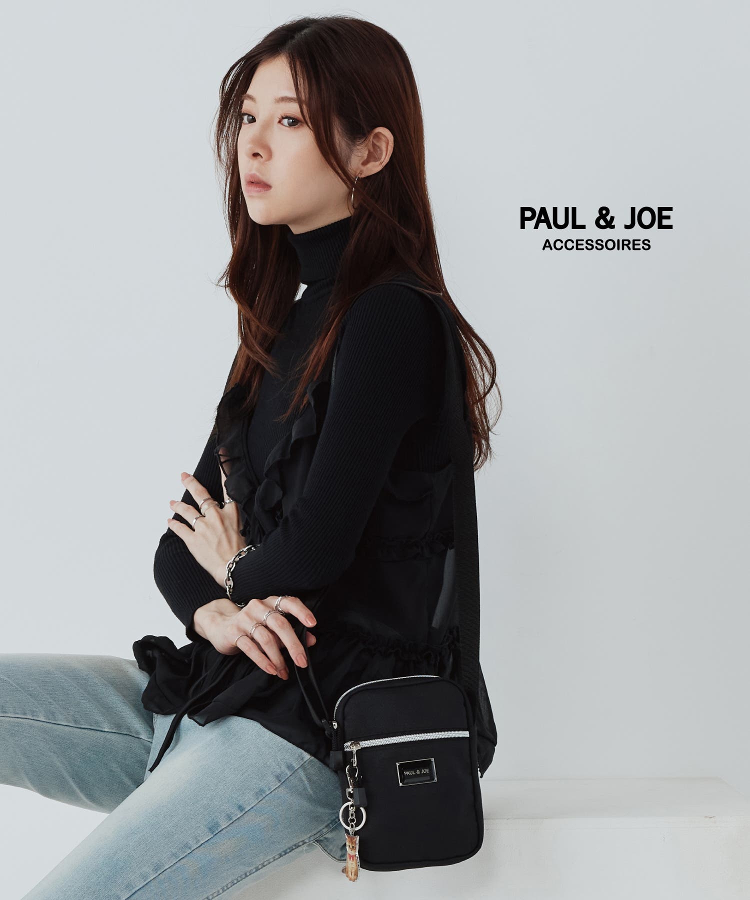 SUPERJUNIOR イェソン　ショルダーバッグ PAUL&JOE ACCESSOIRES ショルダーバッグ PJA-B1324[品番：EGLB0000295