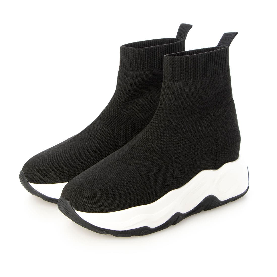 【ルタロン】ニットスニーカーブーツ ニットショートスニーカーブーツ[品番：EVOW0001241]｜EVOL