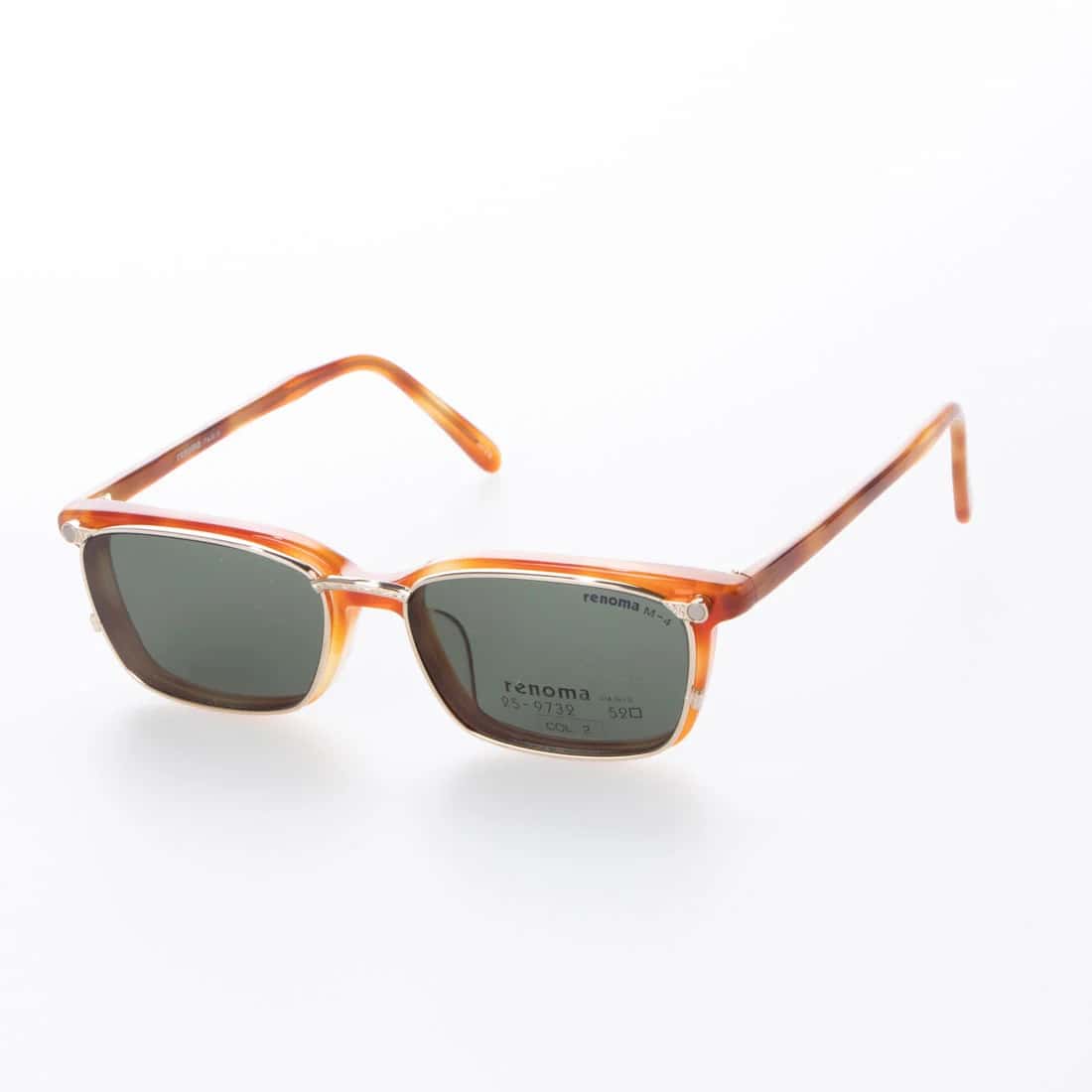 renoma M-7 メガネ(度あり) サングラス付き サングラス SUNGLASSES 7 M renoma M-7 メガネ(度あり) サングラス付き