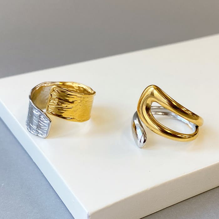 Frances Robinson*フレックスファーム*カラーブロックリング*指輪 Frances Robinson*フレックスファーム*カラーブロックリング