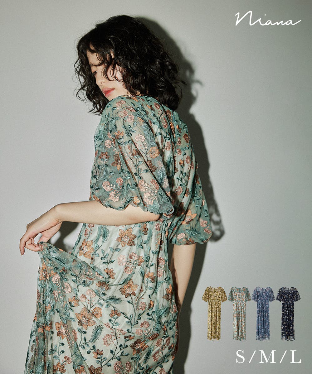 niana ニアナ ブルーミーフラワードレス[品番：FT000009683]｜Fashion