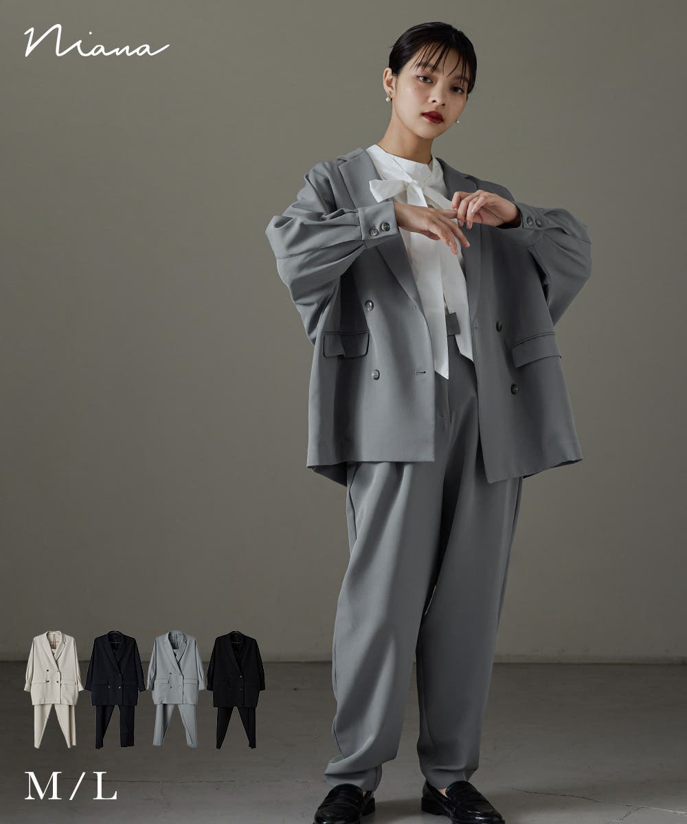niana ニアナ ドルマンスリーブデザインパンツスーツ[品番