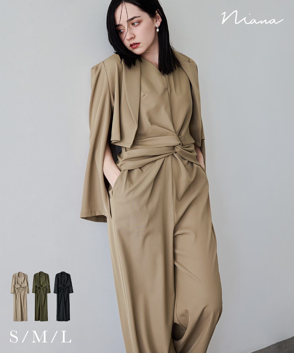 niana ニアナ プラクティカルショートジャケットセットアップ[品番