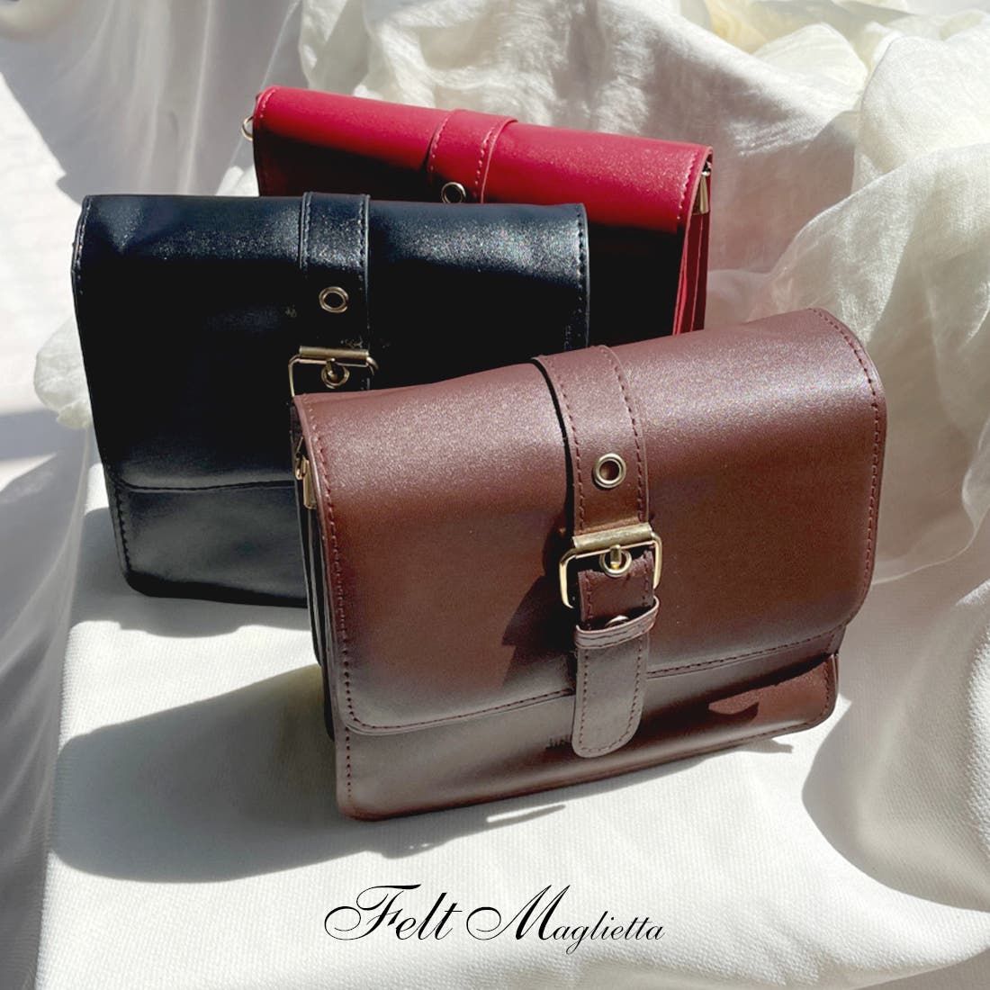 ミニショルダーバッグ韓国ファッション レディースベルト[品番