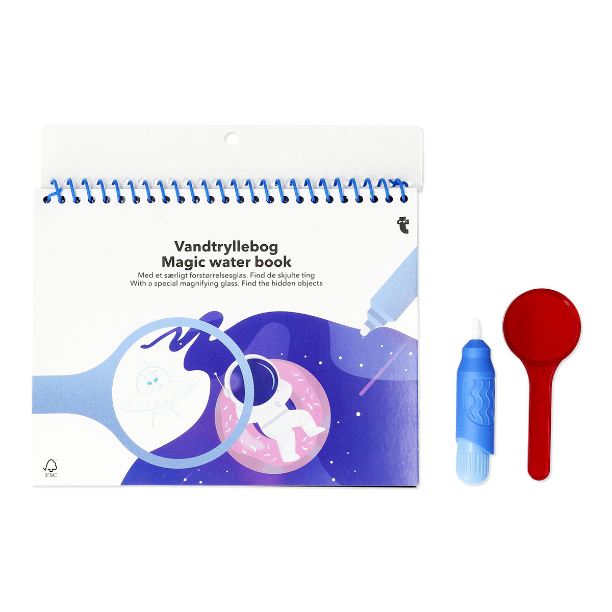 ウォーターマジックブック（拡大鏡付き）[品番：ZBRH0011715]｜Flying