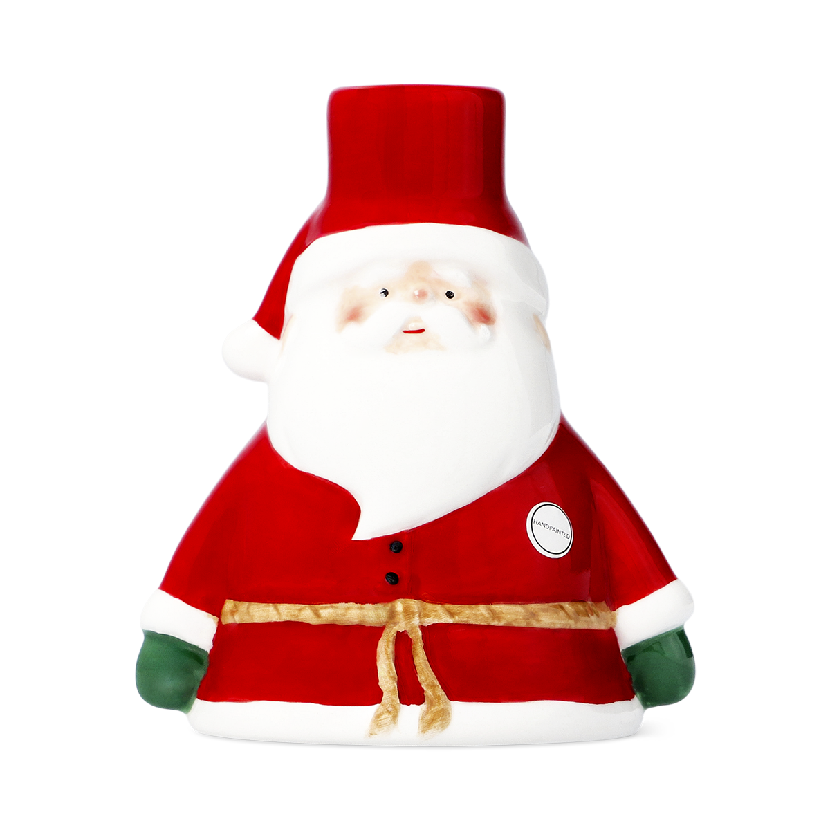 サンタクロースデザイン 六角形キャンドルホルダー キャンドルホルダー（サンタさん）[品番：ZBRH0014470]｜Flying Tiger