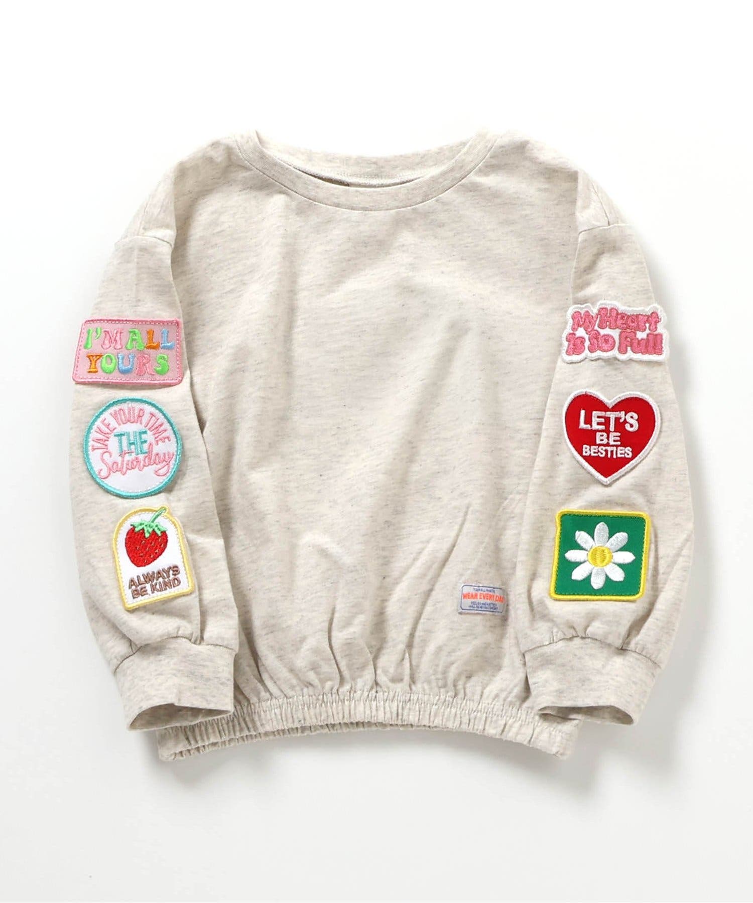 袖ワッペンいっぱいTシャツ[品番：FOKK0026323]｜F.O.Online Store