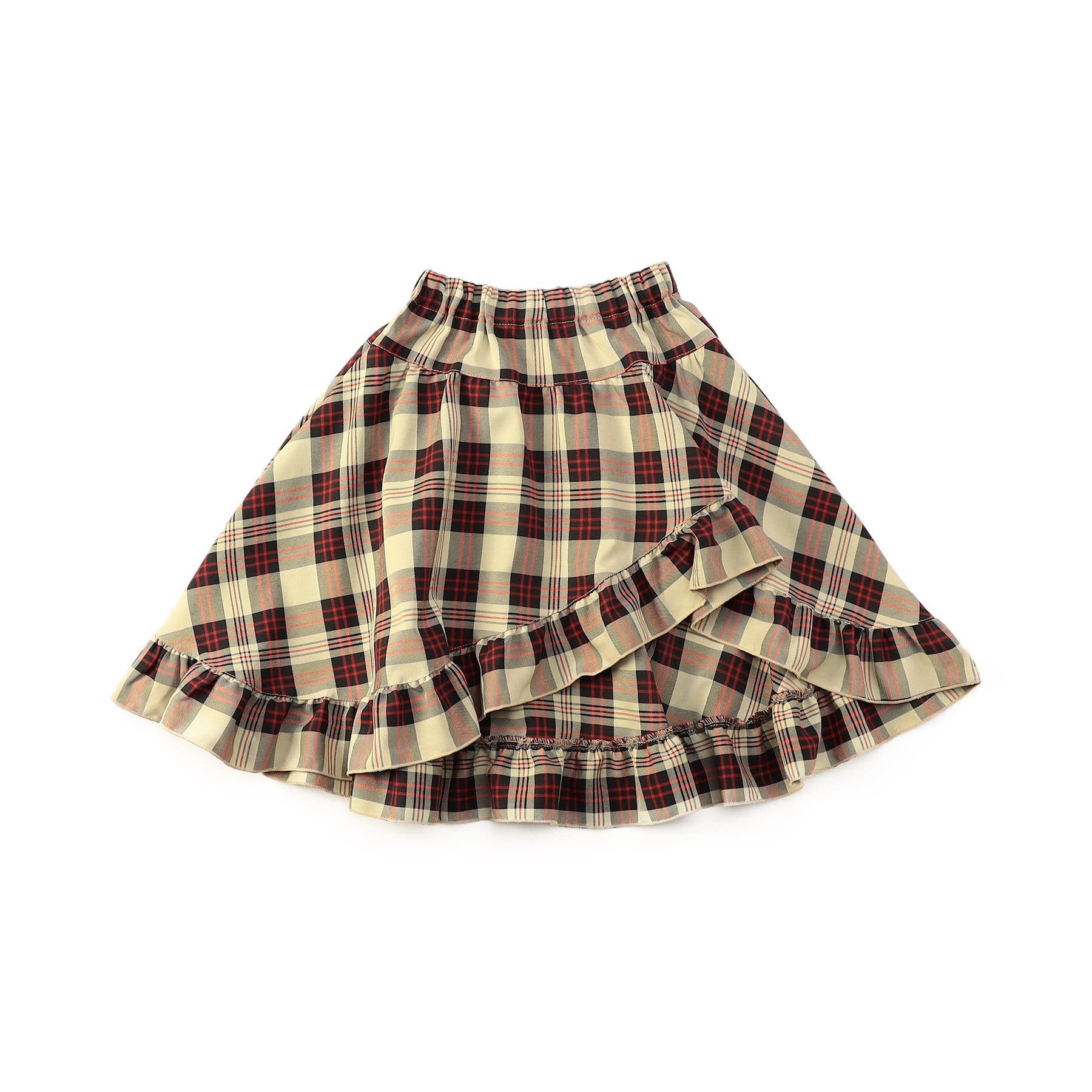 チェックアシメスカート[品番：FOKK0022158]｜F.O.Online Store